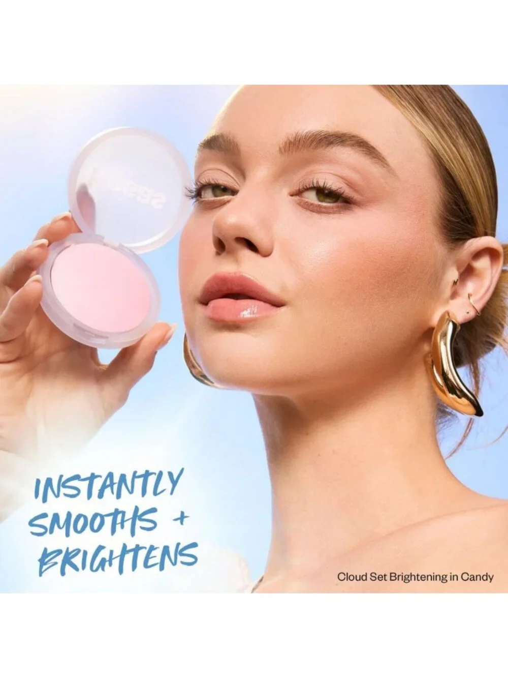 Talc-Free Brightening Under Eye Powder - Smooth, Blur, Lightweight Finish